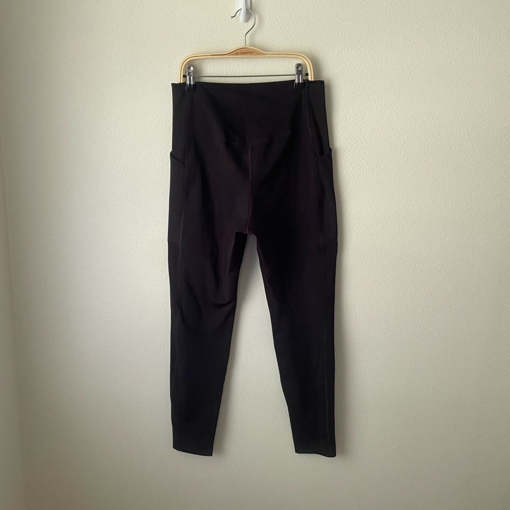 Girlfriend Collective Black Compressive Pocket Legging 28.5”
